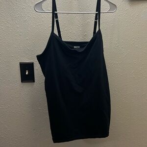 Black tank with built in bra